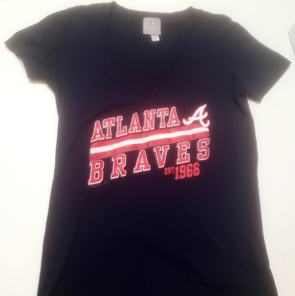 T-shir GENUINE MARCHANDISE "Atlanta A BRAVES 1966" - Picture 1 of 5